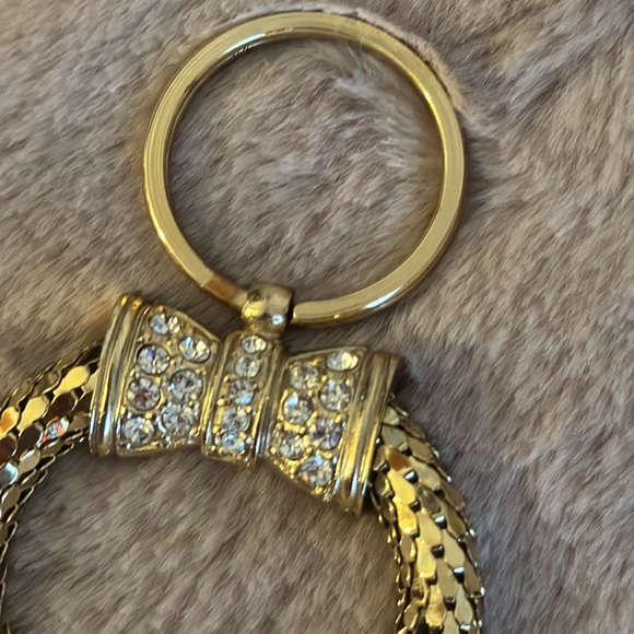 Whiting & Davis bow key ring - Picture 5 of 6